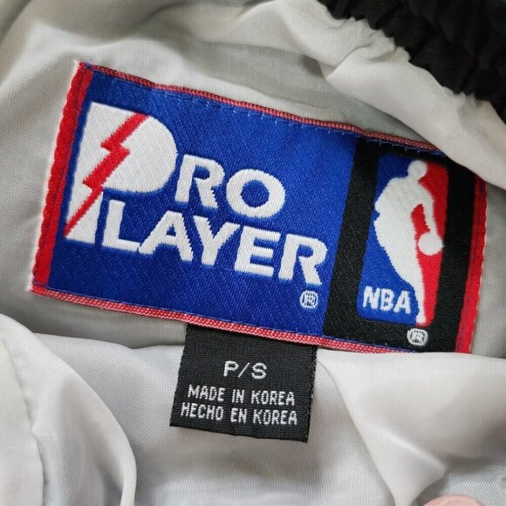 Vintage 90's NBA Pro Player Black Windbreaker Sweat Pant Jogger Pants Size Small - Picture 10 of 12